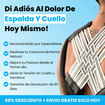 CORRECTOR DE POSTURA ORTOPEDICO - Cervirelax™